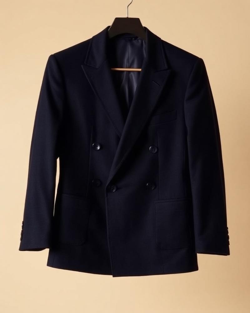 Blazer Wool Marinho